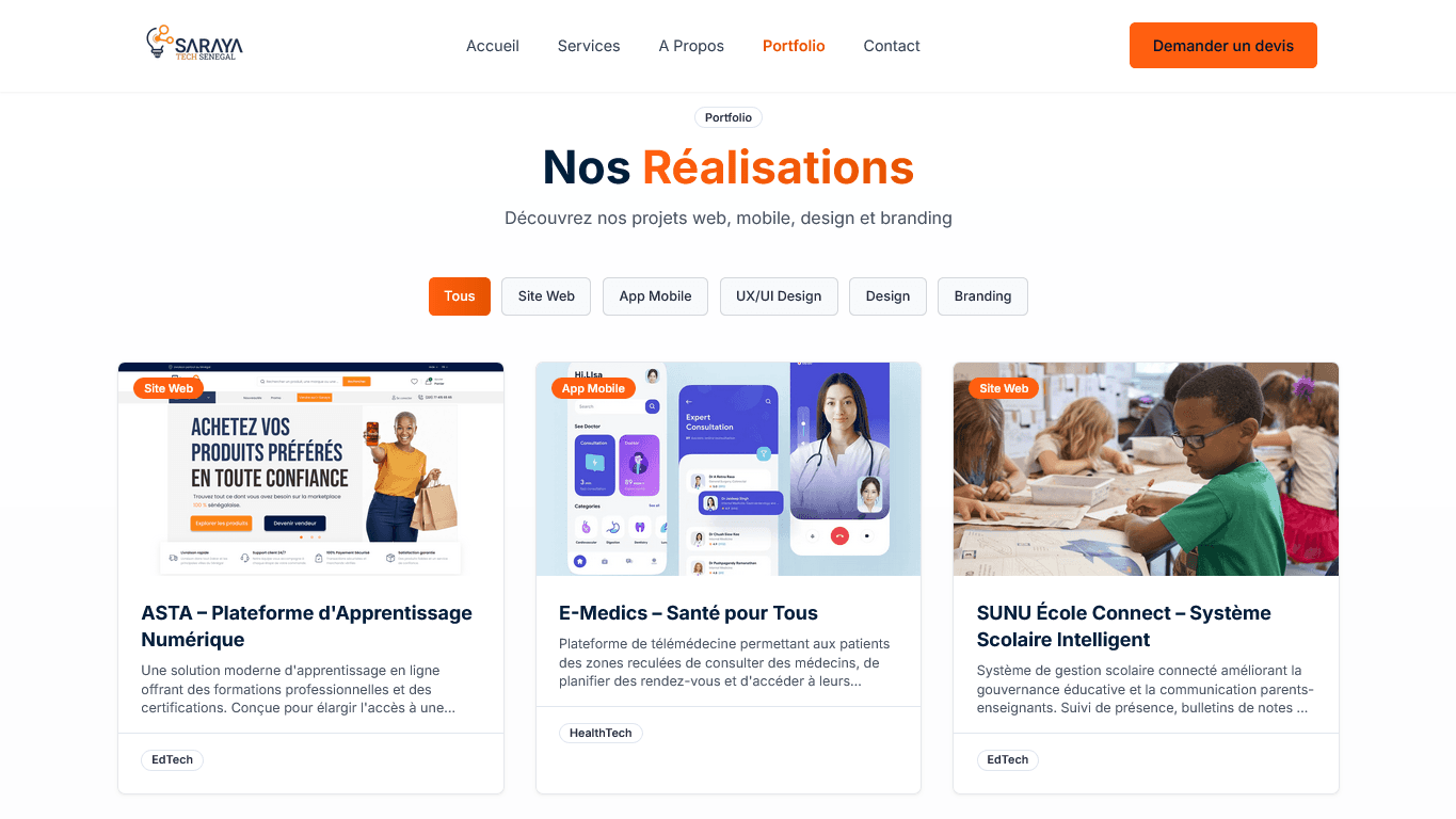 Portfolio Agence