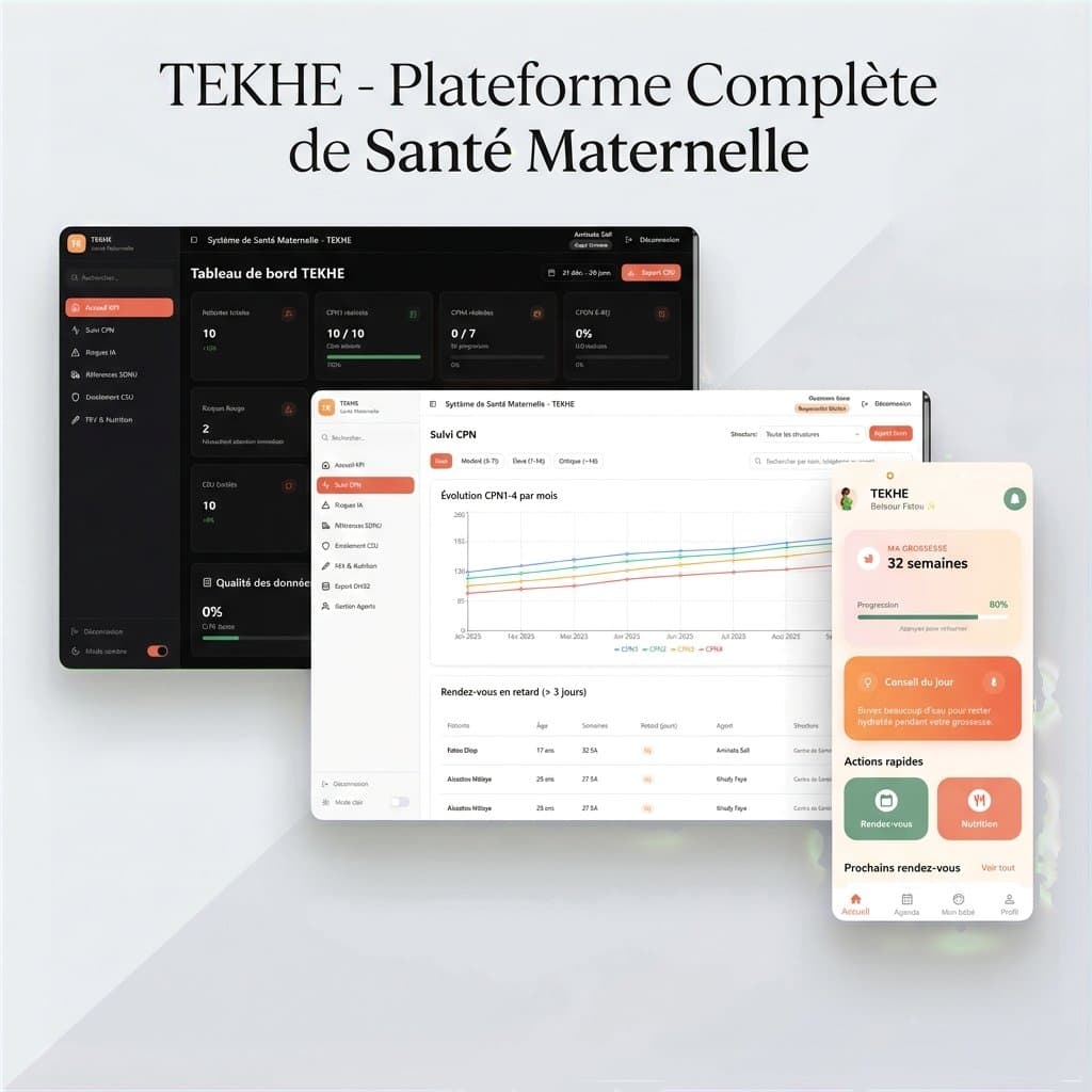 TEKHE Dashboard Interface
